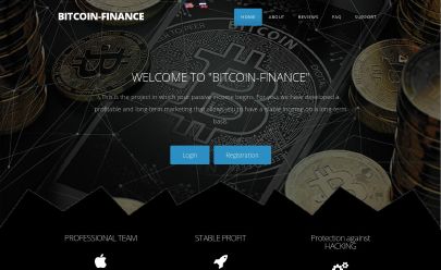 Скриншот HYIP Bitcoin-finance
