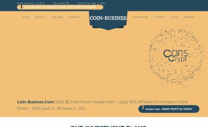 Скриншот HYIP Coin Busines Investment Ltd