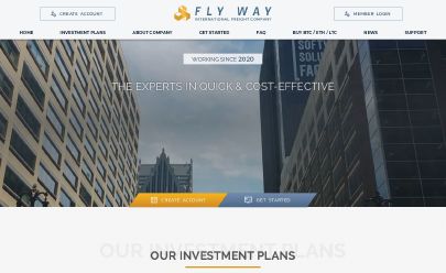 Скриншот HYIP Fly Way Limited