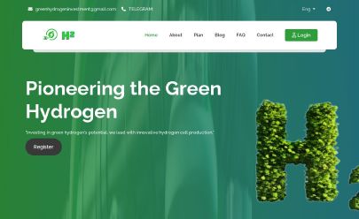 Скриншот HYIP Greenhydrogeninvestment
