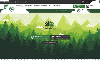 Скриншот HYIP globalcap.top