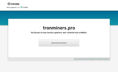 Скриншот HYIP Tron Miner